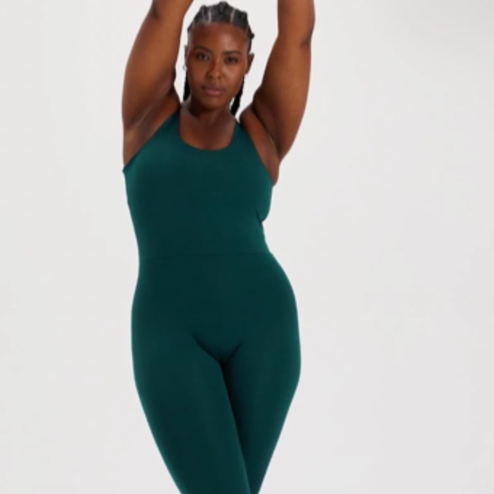 Girlfriend collective scoopneck unitard